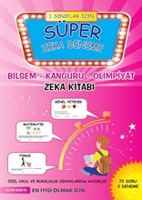 1. Sınıf Süper Zeka Deneme Bilsem Kanguru Olimpiyat Kitabı