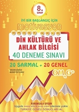 8. Sınıf Omage Gold Motivasyon Din Kültürü Ve Ahlak Bilgisi  40 Deneme Sınavı (20 Sarmal + 20 Genel)