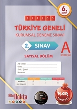 Nartest 6. Sınıf 2. Kurumsal Deneme Aralık A Say Kod:211206