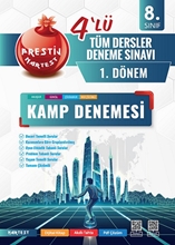 Nartest 8. Sınıf 1. Dönem Tüm Dersler 4’lü Kamp Denemesi Kampanyalı