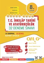 8. Sınıf Omage Gold T.c. İnkılap Tarihi Ve Atatürkçülük 32 Deneme Sınavı (kampanyalı)