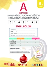 8. Sınıf 4. Kurumsal Deneme Sınavı A Söz Kod 01051941