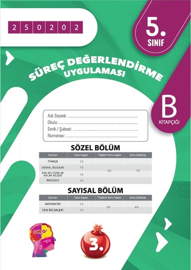Omage 5. Sınıf Süreç Değerlendirme Şubat B Söz-say Kod 250202
