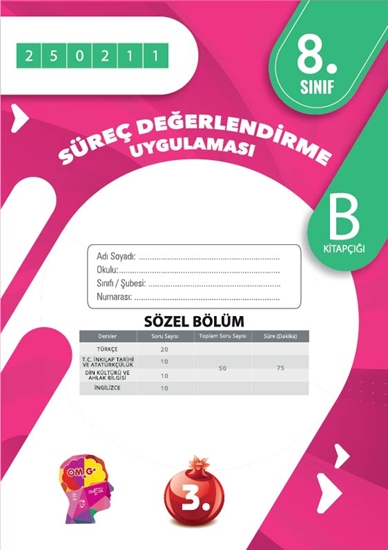 Omage 8. Sınıf Süreç Değerlendirme Şubat B Söz Kod 250211