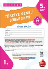 5, Sınıf Türkiye Geneli Ds Kasım A Söz Kod 251101
