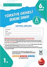 6, Sınıf Türkiye Geneli Ds Kasım A Say Kod 251106