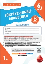 6. Sınıf Türkiye Geneli Ds Kasım B Söz Kod 251107