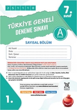 7, Sınıf Türkiye Geneli Ds Kasım A Say Kod 251110