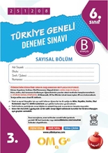 6. Sınıf Türkiye Geneli Ds Aralık B Say Kod 251208