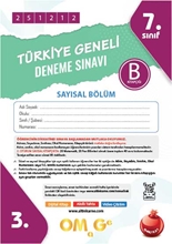 7. Sınıf Türkiye Geneli Ds Aralık B Say Kod 251212