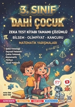 3. Sınıf Dahi Çocuk Bilsem Kanguru Olimpiyat Zeka Kitabı