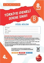 8. Sınıf Türkiye Geneli Ds Ocak B Söz Kod 260115
