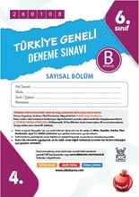 6. Sınıf Türkiye Geneli Ds Ocak B Say Kod 260108