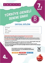 7. Sınıf Türkiye Geneli Ds Ocak B Say Kod 260112