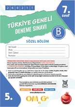 7. Sınıf Türkiye Geneli Ds Şubat B Söz Kod 260211